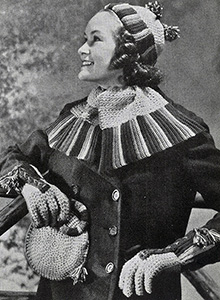 Sorority Winter Accessories Set Pattern #573