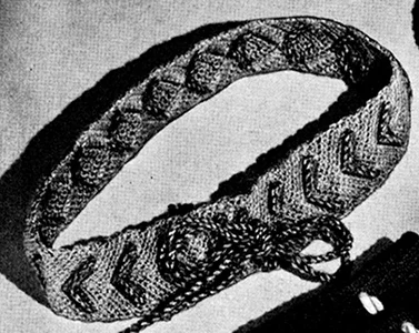 Crocheted Belt Pattern #2275