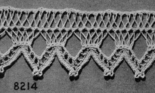 Hairpin Lace Edging #8214 Pattern