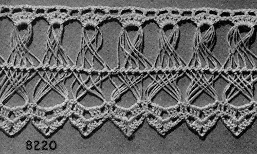 Hairpin Lace Edging #8220 Pattern
