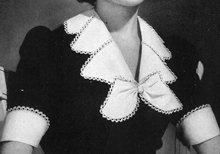 Collar & Cuff Edging #8286 Pattern