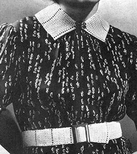 Collar and Belt Set Pattern #23