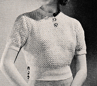 Spider Web Pullover Pattern #1141