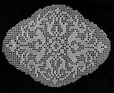 Occasional Filet Doily Pattern #7122