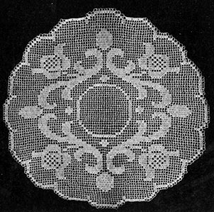 Occasional Filet Doily Pattern #7134