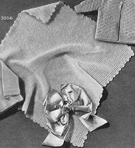 Crocheted Carriage Cover Pattern #5006