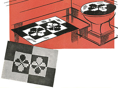 Bathroom Set Pattern #7164