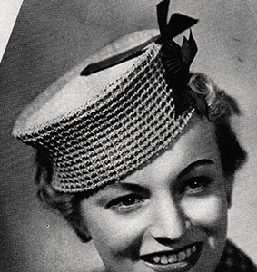Pill Box Hat and Bag Set Pattern #2326