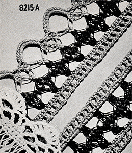 Hairpin Lace Edging Pattern #8215