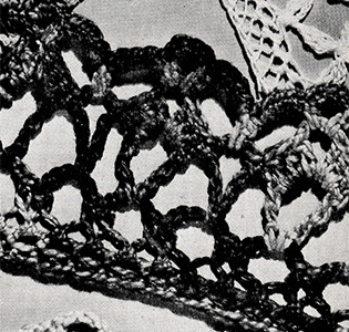 Hairpin Lace Edging Pattern #8236