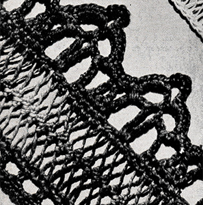 Hairpin Lace Edging Pattern #8245