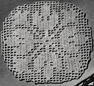 Filet Crochet Motif #8285