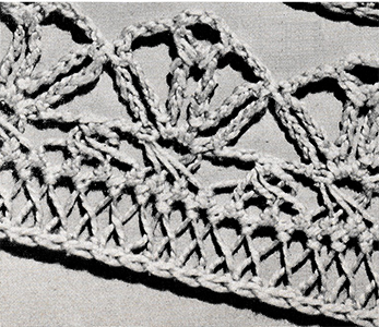 Hairpin Lace Edging Pattern #8394