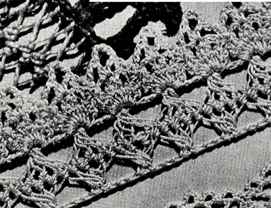 Hairpin Lace Edging Pattern #8395