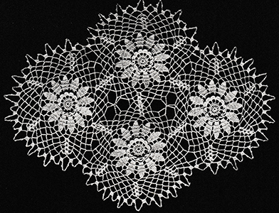 Sheer Doily Pattern #7184
