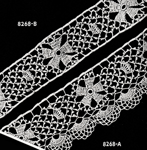 Edging and Insertion Set Pattern #8268