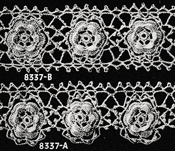 Edging and Insertion Set Pattern #8337