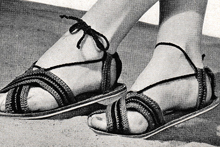 Beach Sandals Pattern #462