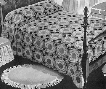 Sunflower Bedspread Pattern #673