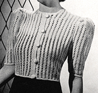 Polonaise Cardigan Pattern #1187