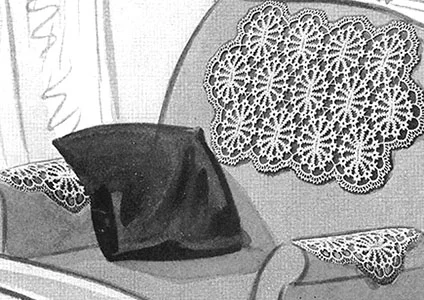 Queen's Taste Chair Set Pattern #7218