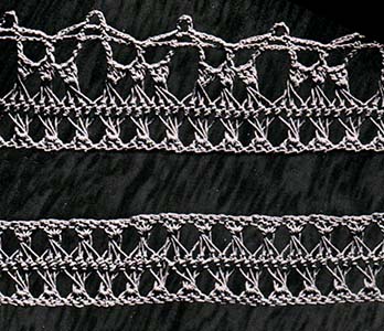 Hairpin Lace Edging Pattern #8353
