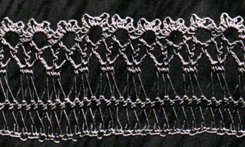 Hairpin Lace Edging Pattern #8473