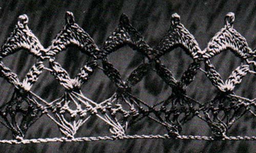Hairpin Lace Edging Pattern #8474