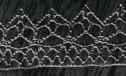 Collar Edging Pattern #8577