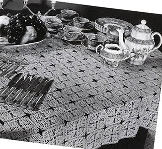 Horn of Plenty Tablecloth Pattern #7330