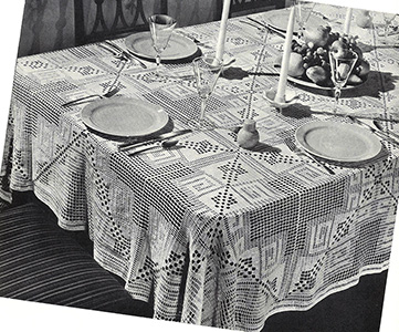 Penthouse Tablecloth Pattern #7334