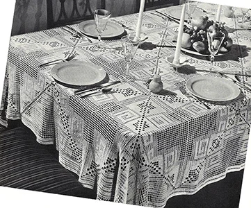 Penthouse Tablecloth Pattern #7334