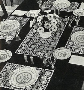 One O'Clock Luncheon Set Pattern #7337