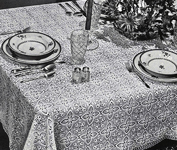 Heart's Desire Tablecloth Pattern #7338
