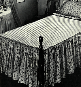 Love in a Cottage Bedspread Pattern #6034