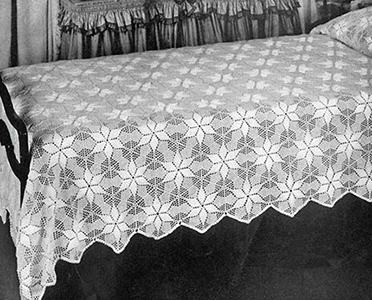Popcorn Petals Bedspread Pattern #6041