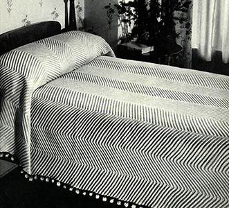 Chevrons Bedspread Pattern #6042
