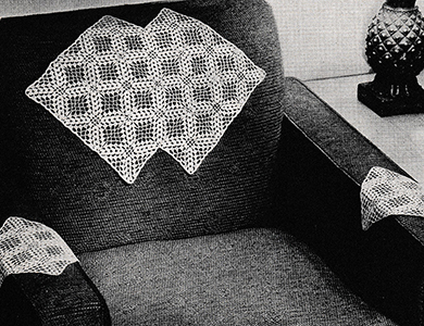 Double Diamond Chair Set Pattern #7372