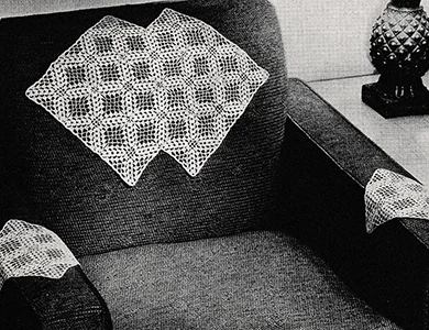 Double Diamond Chair Set Pattern #7372