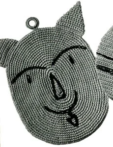 Up Pops the Devil Potholder Pattern