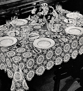 Dance of the Flowers Tablecloth Pattern #7385
