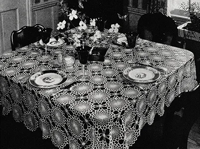 Forest Flowers Tablecloth Pattern #7387