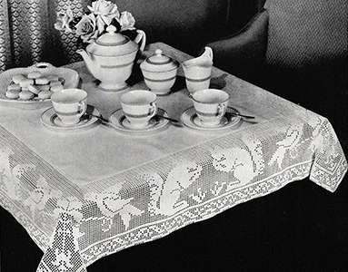Frolic Tablecloth Pattern #7413