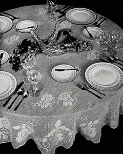 Family Affair Tablecloth Pattern #7416