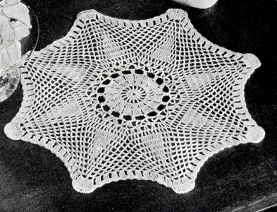Extravaganza Doily Pattern #7351