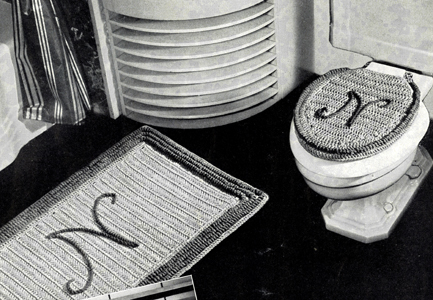 Bathroom Set Pattern #9274