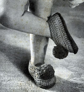 Junior Patio Pets Slippers Pattern #5140