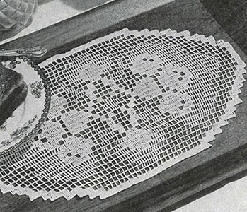 Lazy Susan Doily Pattern #7410
