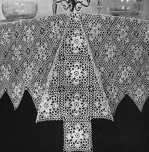 Memory Lane Tablecloth Pattern #7486
