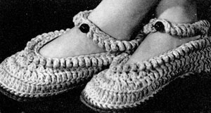 Junior Foot Cozies Pattern #5192